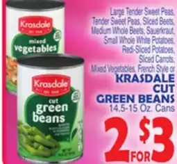 Bravo Supermarkets KRASDALE CUT GREEN BEANS offer
