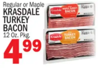 Bravo Supermarkets KRASDALE TURKEY BACON offer
