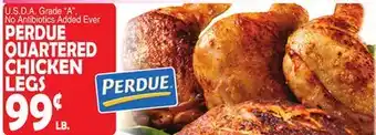 Bravo Supermarkets PERDUE QUARTERED CHICKEN LEGS offer