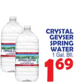 Bravo Supermarkets CRYSTAL GEYSER SPRING WATER offer