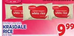 Bravo Supermarkets KRASDALE RICE offer