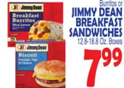 Bravo Supermarkets JIMMY DEAN BREAKFAST SANDWICHES offer
