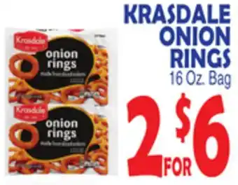 Bravo Supermarkets KRASDALE ONION RINGS offer
