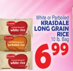 Bravo Supermarkets KRASDALE LONG GRAIN RICE offer