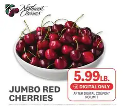 Kings Food Markets JUMBO RED CHERRIES offer