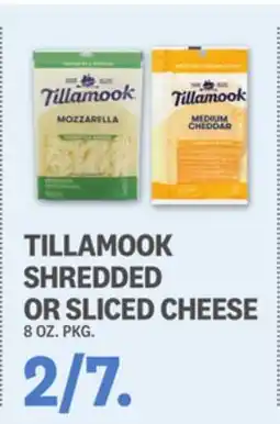 Kings Food Markets TILLAMOOK SHREDDED OR SLICED CHEESE offer