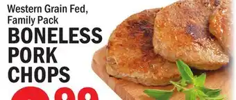 C Town BONELESS PORK CHOPS offer