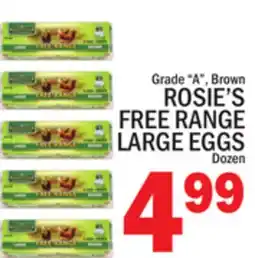 C Town ROSIE'S FREE RANGE LARGE EGGS offer