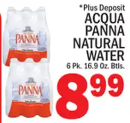 C Town ACQUA PANNA NATURAL WATER offer