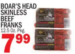 C Town BOAR'S HEAD SKINLESS BEEF FRANKS offer