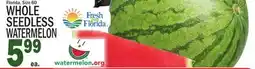 C Town WHOLE SEEDLESS WATERMELON offer