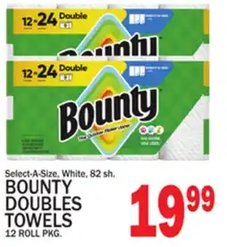 C Town BOUNTY DOUBLES TOWELS offer