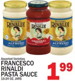 C Town FRANCESCO RINALDI PASTA SAUCE offer