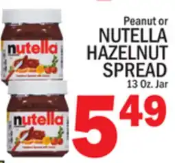 C Town NUTELLA HAZELNUT SPREAD offer