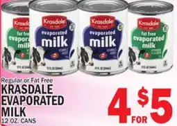 C Town KRASDALE EVAPORATED MILK offer