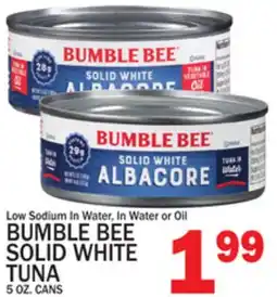 C Town BUMBLE BEE SOLID WHITE TUNA offer