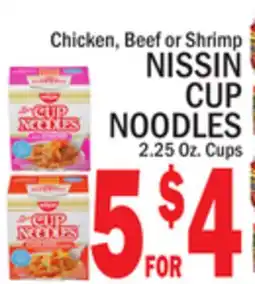 C Town NISSIN CUP NOODLES offer