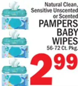 C Town PAMPERS BABY WIPES offer
