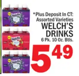 C Town WELCH'S DRINKS offer