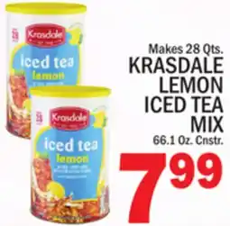 C Town KRASDALE LEMON ICED TEA MIX offer