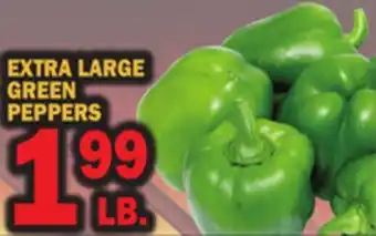 C Town EXTRA LARGE GREEN PEPPERS offer