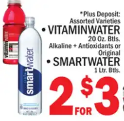 C Town VITAMINWATER, SMARTWATER offer