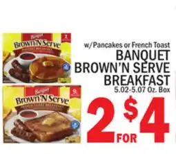 C Town BANQUET BROWN'N SERVE BREAKFAST offer