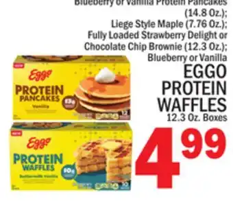 C Town EGGO PROTEIN WAFFLES 12.3 Oz. Boxes offer