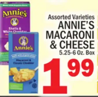C Town ANNIE'S MACARONI & CHEESE offer