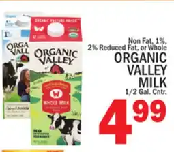 C Town ORGANIC VALLEY MILK offer