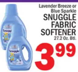 C Town SNUGGLE FABRIC SOFTENER offer