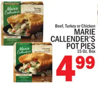 C Town MARIE CALLENDER'S POT PIES offer