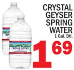 C Town CRYSTAL GEYSER SPRING WATER offer