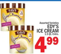 C Town EDY'S ICE CREAM offer