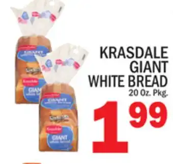 C Town KRASDALE GIANT WHITE BREAD offer