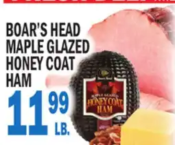 C Town BOAR'S HEAD MAPLE GLAZED HONEY COAT HAM offer