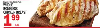 C Town WHOLE BONELESS CHICKEN BREAST offer
