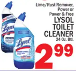 C Town LYSOL TOILET CLEANER offer