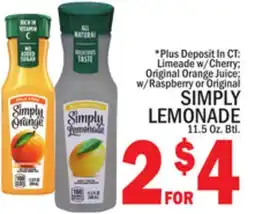 C Town SIMPLY LEMONADE offer