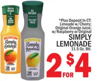 C Town SIMPLY LEMONADE offer