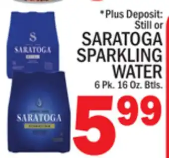 C Town SARATOGA SPARKLING WATER offer