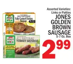 C Town JONES GOLDEN BROWN SAUSAGE offer