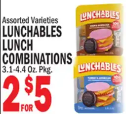 C Town LUNCHABLES LUNCH COMBINATIONS offer