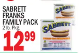 C Town SABRETT FRANKS FAMILY PACK offer