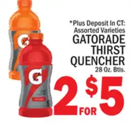 C Town GATORADE THIRST QUENCHER offer
