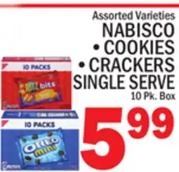 C Town NABISCO COOKIES β’ CRACKERS SINGLE SERVE offer
