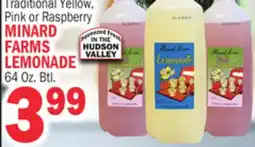 C Town MINARD FARMS LEMONADE offer