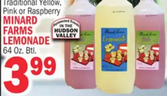C Town MINARD FARMS LEMONADE offer