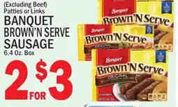 C Town BANQUET BROWN'N SERVE SAUSAGE offer