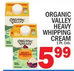 C Town ORGANIC VALLEY HEAVY WHIPPING CREAM offer